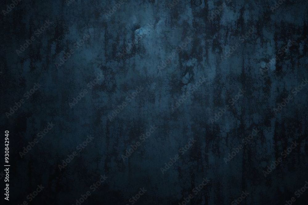 Fototapeta premium Grunge Stone blue black texture background. Dark blue and black cement, concrete backdrop grunge. Tile gray, Marble pattern, Wall black background. Empty black blue concrete stone surface texture.