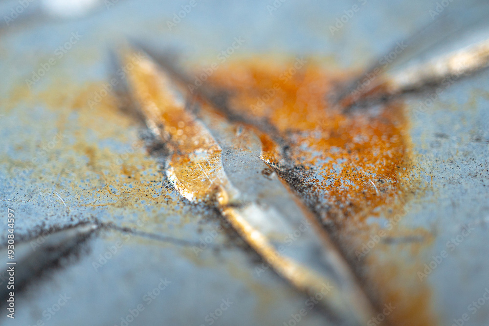 close up of a rusty floor close up of a rusty floor