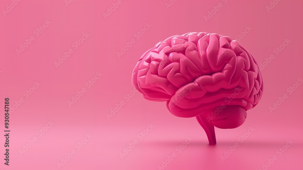 A stylized pink brain on a soft pink background, symbolizing creativity and intellect. A stylized pink brain on a soft pink background, symbolizing creativity and intellect.