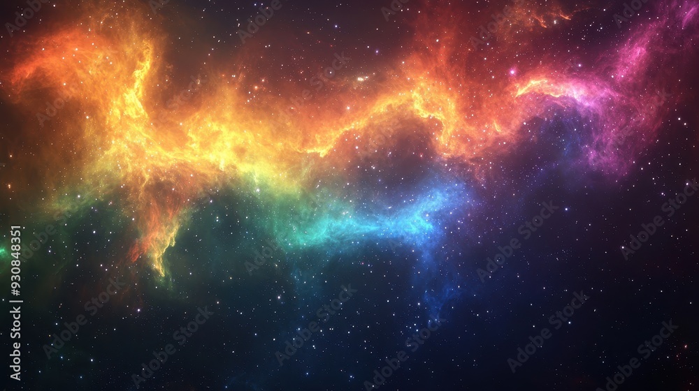 Colorful Nebula with Stars in Space Cosmic Background Galaxy Background Deep Space Abstract Background Colorful Nebula with Stars in Space Cosmic Background Galaxy Background Deep Space Abstract Background