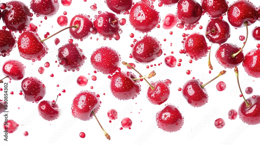 Freshly Rinsed Cherries Falling in a White Kitchen, Red Currants Cherry Fruit Wallpaper, Raw Culinary Ingredient Backdrop, Isolated Organic Food Background for Restaurant Cookbook Recipe Agriculture Freshly Rinsed Cherries Falling in a White Kitchen, Red Currants Cherry Fruit Wallpaper, Raw Culinary Ingredient Backdrop, Isolated Organic Food Background for Restaurant Cookbook Recipe Agriculture