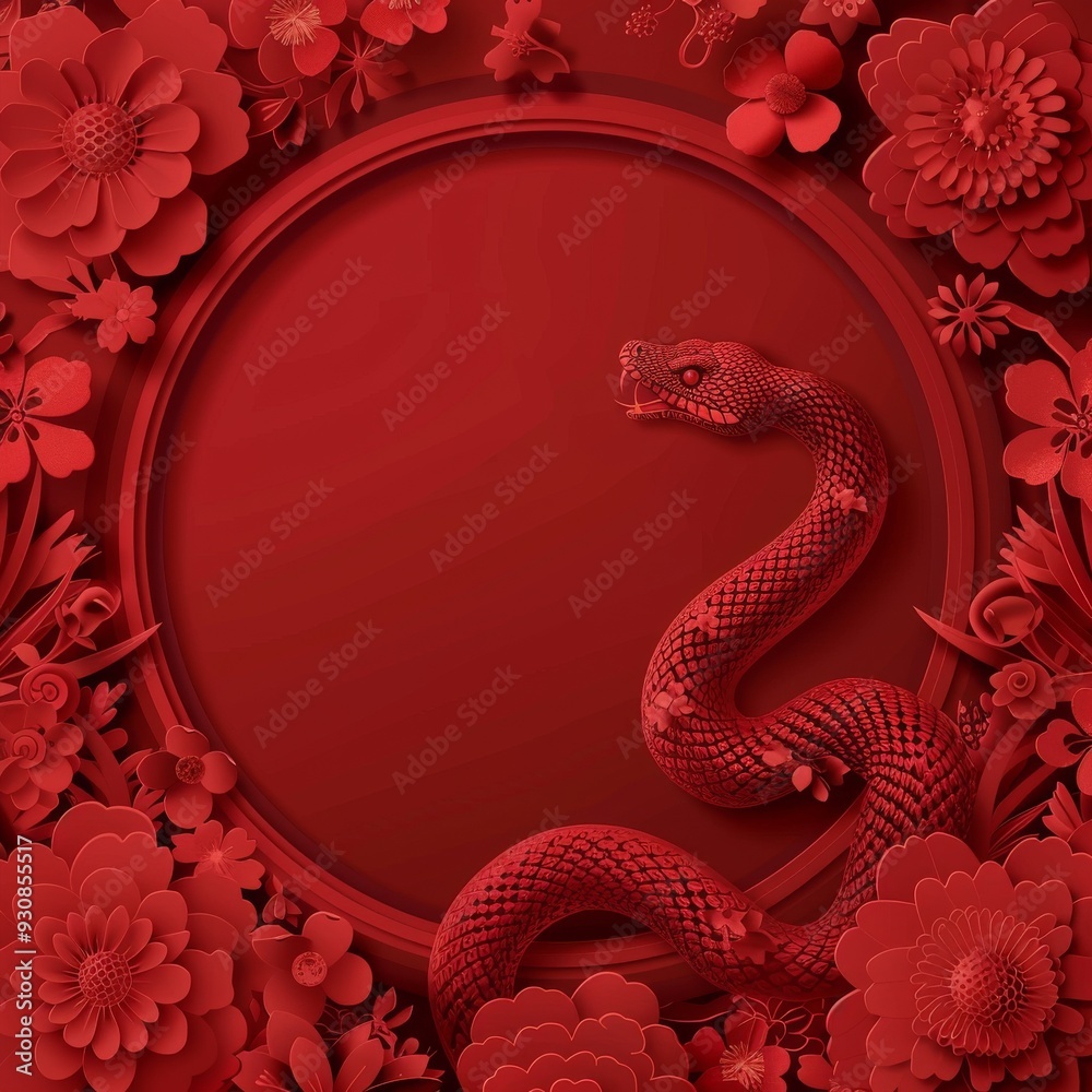 Chinese new year still life of snake celebration. Chinese new year still life of snake celebration.