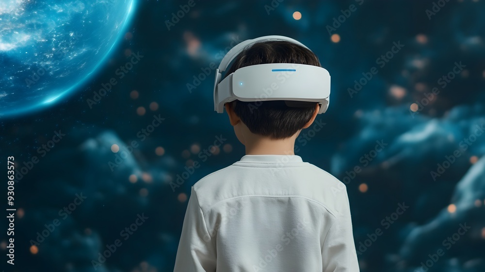 Young Student Explores AI Powered Virtual Classroom with Dynamic Holograms Young Student Explores AI Powered Virtual Classroom with Dynamic Holograms