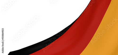 A close up of the German fl...