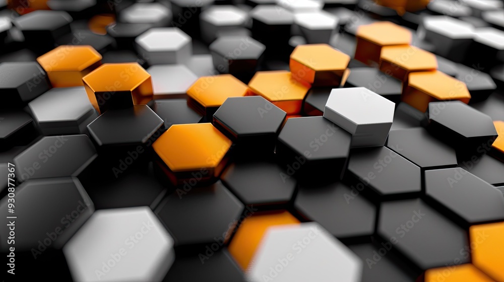 Abstract Geometric Hexagon Pattern Abstract Geometric Hexagon Pattern