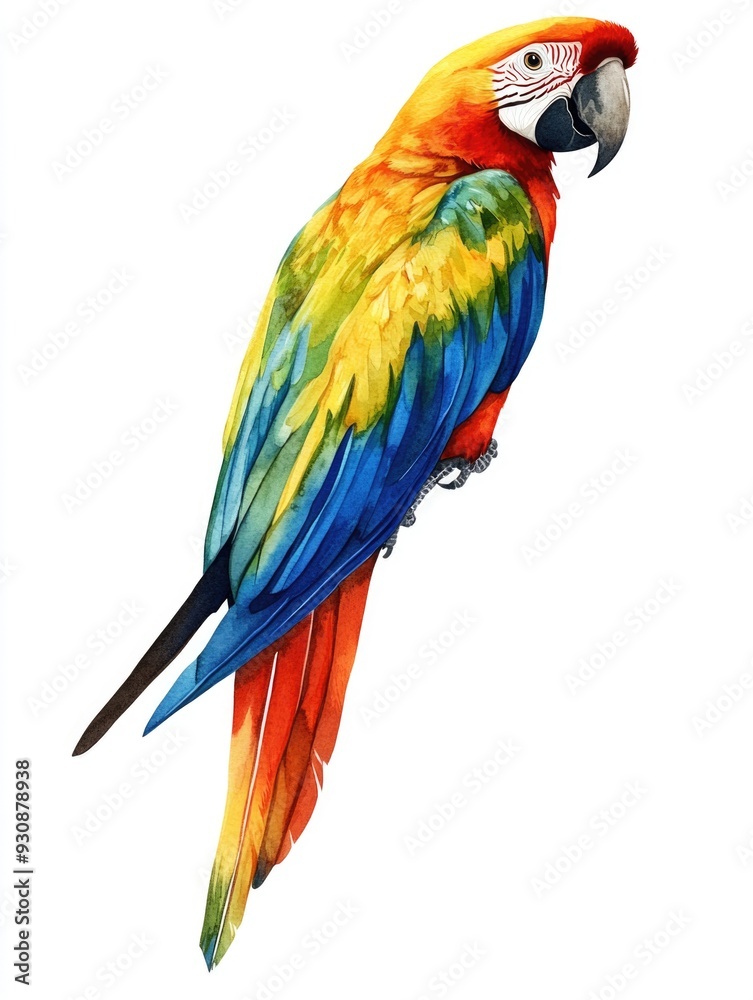 Vivid Macaw Illustration Vivid Macaw Illustration