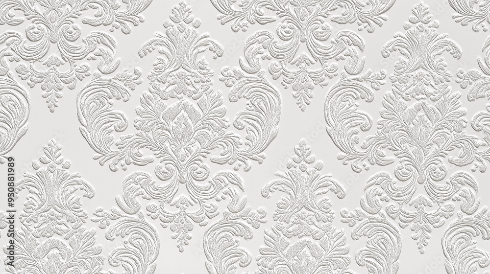 elegant silver and white damask texture with subtle snowflake patterns elegant silver and white damask texture with subtle snowflake patterns