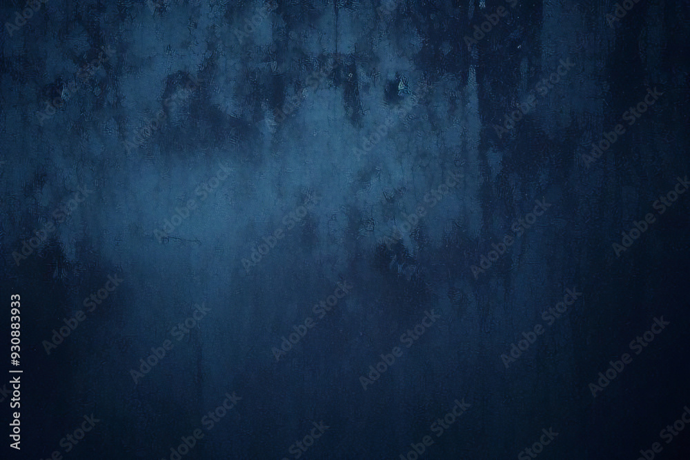 Obraz premium Grunge abstract Elegant dark solid blue background with elegant border and used for blue wall , a versatile backdrop for website banners, social media posts. Abstract rough blue grunge backdrop