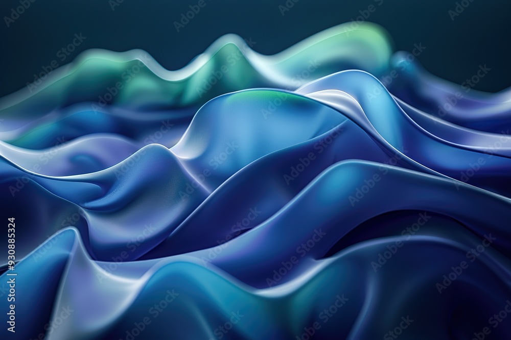 Abstract Blue Waves Abstract Blue Waves