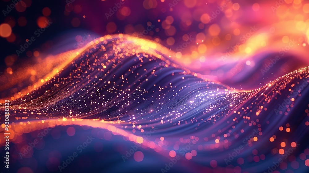 Abstract Glittering Landscape Abstract Glittering Landscape