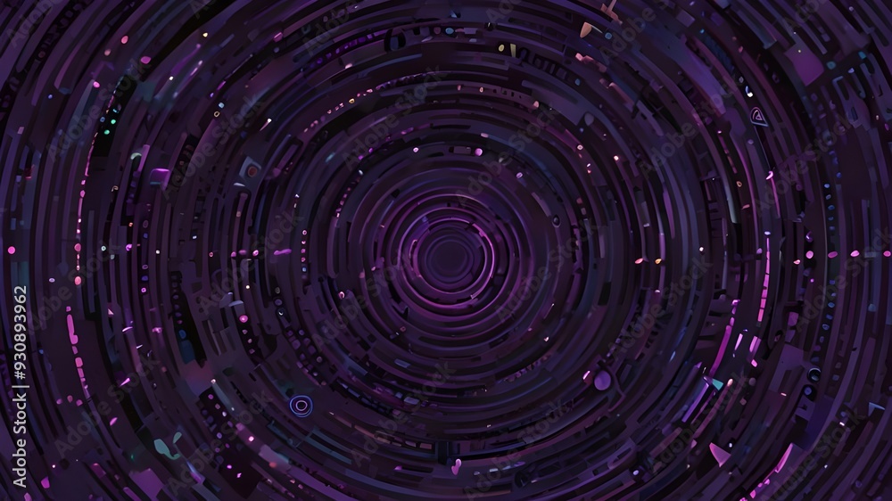 Hypnotic purple wallpaper background design illustration Generative AI
Hypnotic purple wallpaper background design illustration Generative AI