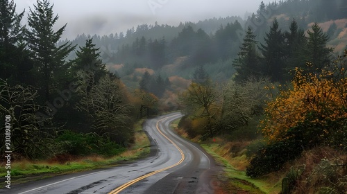 Scenic Route 58 in Oregon