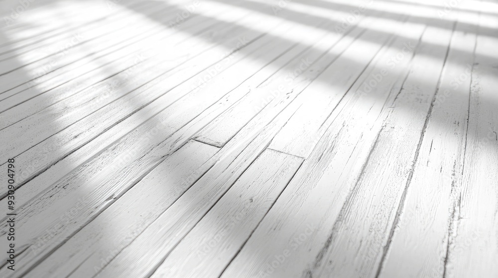 White wood background with soft lighting and shadows, creating a neutral space for creative content. White wood background with soft lighting and shadows, creating a neutral space for creative content.