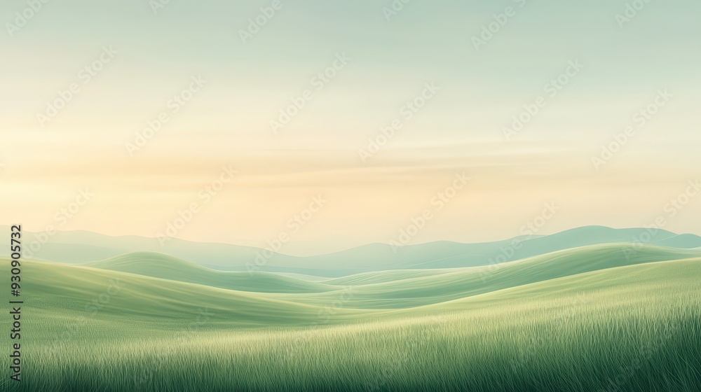 A field of grass with a clear blue sky in the background A field of grass with a clear blue sky in the background