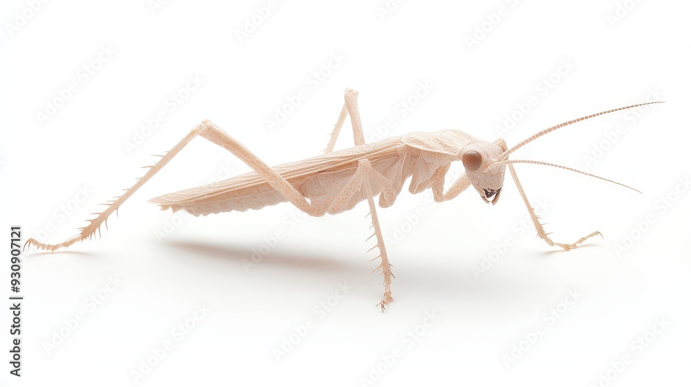 A bug is on a white background A bug is on a white background
