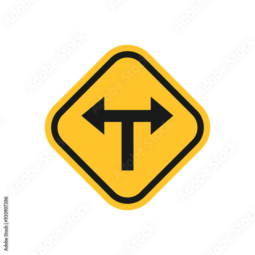 Arrow, two way direction icon. Vector illustration, flat design