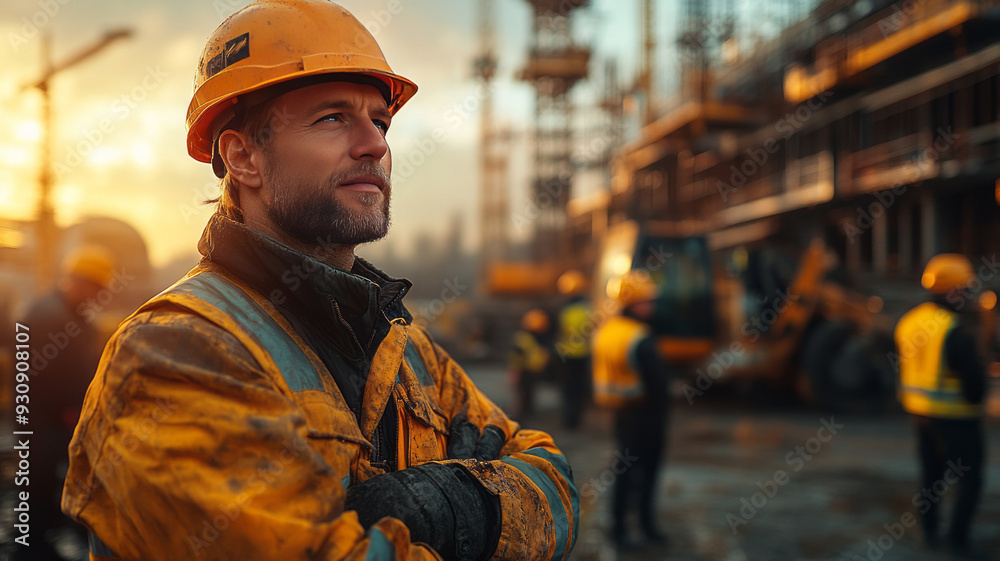 labor unions supporting heavy machinery operators at a construction site, labor unions supporting heavy machinery operators at a construction site,