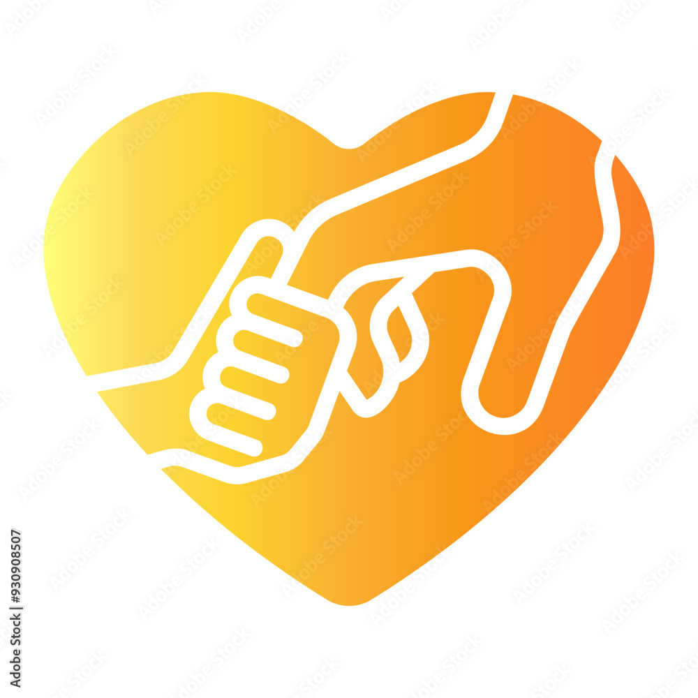 Obraz premium parenting Gradient icon