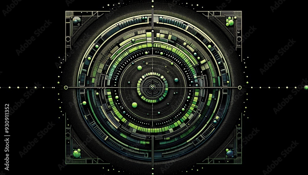 Geometric Techno Patterns 8K resolution Geometric Techno Patterns 8K resolution