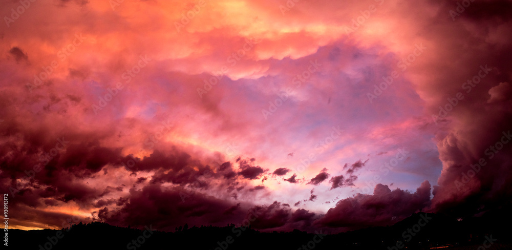 Obraz premium sunset sky