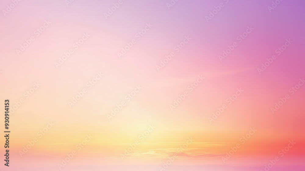 Soft Pastel Sunset Sky Background Soft Pastel Sunset Sky Background