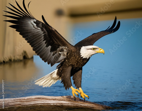 Hermosa Águila majestuosa