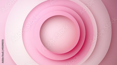 Abstract Pink Circular Background