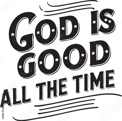 God is Good vector design