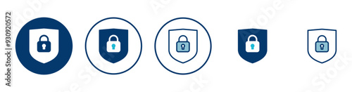 Security icon vector isolated on white background. protection icon. privacy. vpn