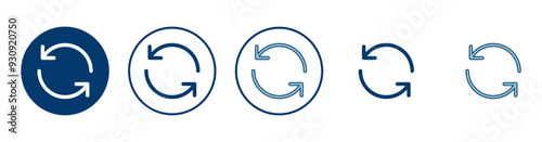 Refresh icon vector isolated on white background. Reload icon vector. Update icon. convert icon