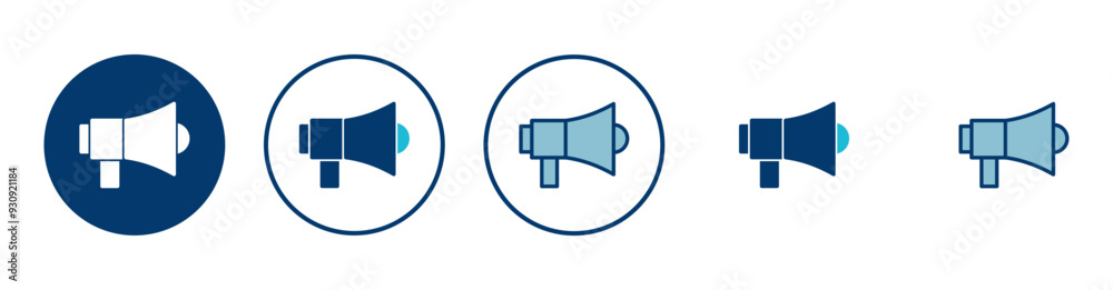 Megaphone icon vector isolated on white background. Loudspeaker icon vector. Volume icon Megaphone icon vector isolated on white background. Loudspeaker icon vector. Volume icon