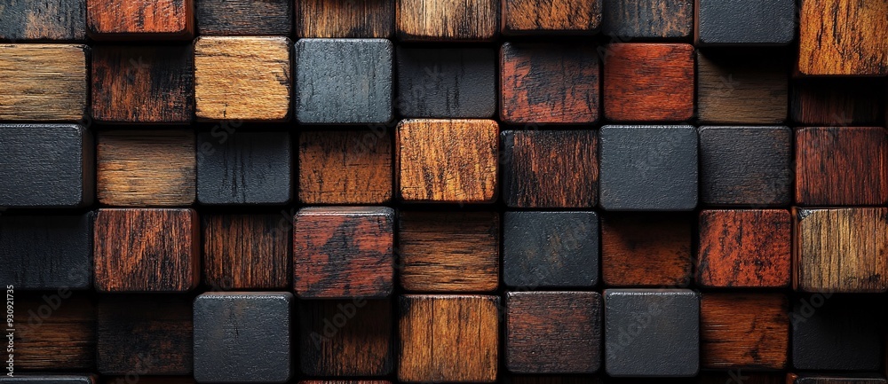 Abstract geometric shapes wooden blocks structure background Abstract geometric shapes wooden blocks structure background