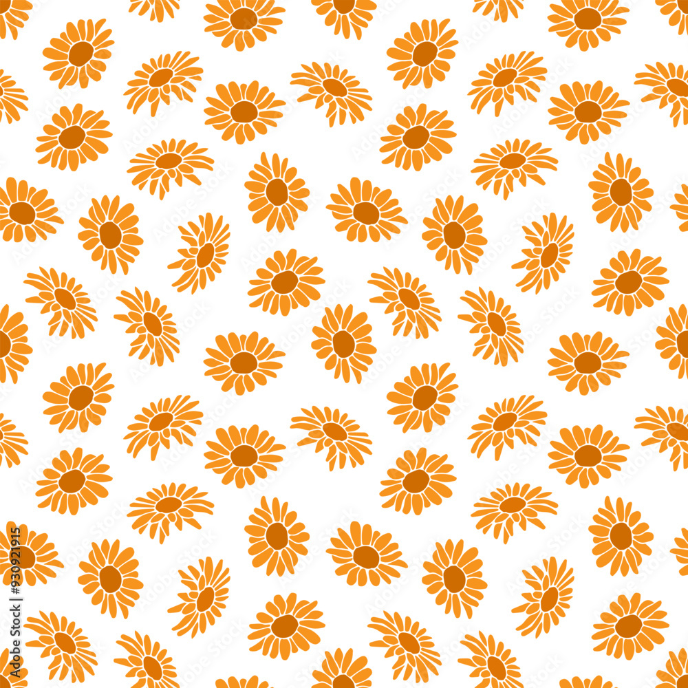 sunflower seamless pattern for background, texture, fabric motif, gift wrapping, wall decoration, packaging wrapping sunflower seamless pattern for background, texture, fabric motif, gift wrapping, wall decoration, packaging wrapping