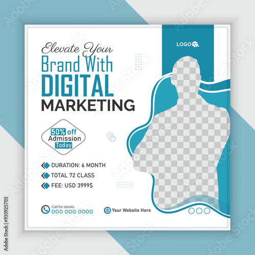 Business Marketing Promotion Social Media Post Design Template