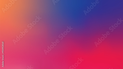 blue and red mesh gradient color background