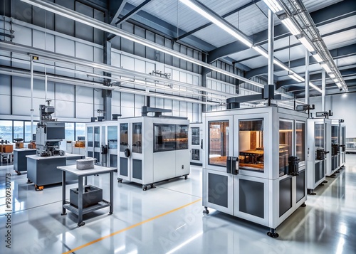 Advanced 3D printing machines and experts in a modern facility, transforming industries with sustainable and efficient solutions in Munich, Bavaria, Germany.