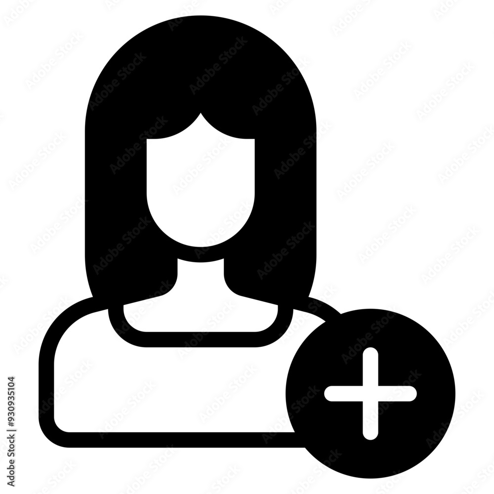 Follow digital marketing icon illustration Follow digital marketing icon illustration