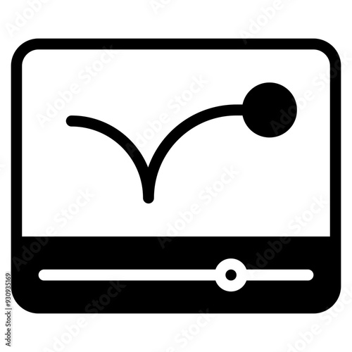 Animation digital marketing icon illustration 