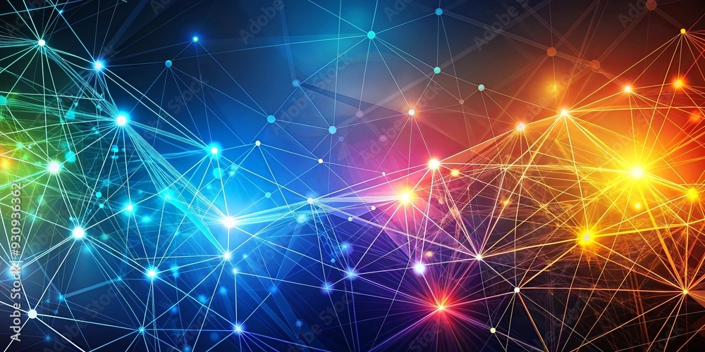Abstract background with interconnected lines and geometric shapes, abstract, background, design, pattern, texture, artistic Abstract background with interconnected lines and geometric shapes, abstract, background, design, pattern, texture, artistic