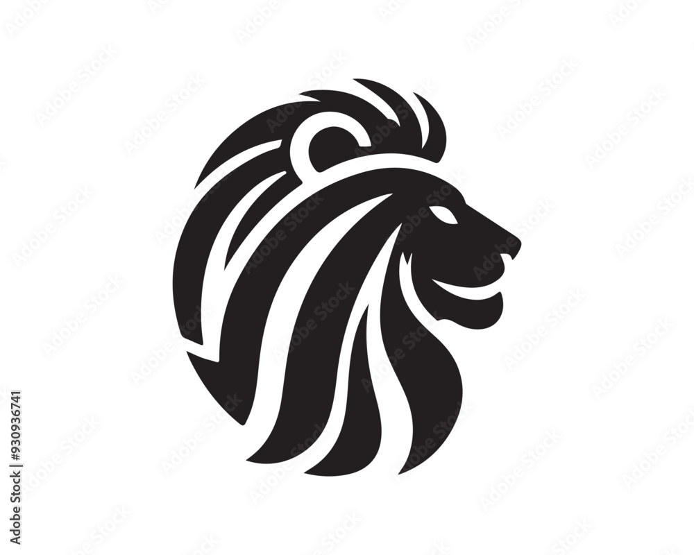 Lion Logo Design Vector Template. Lion Head Logo Icon Vector illustration Lion Logo Design Vector Template. Lion Head Logo Icon Vector illustration