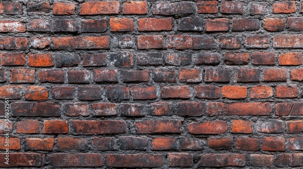 Red brick wall. Texture of old dark brown and red brick wall panoramic backgorund , ai Red brick wall. Texture of old dark brown and red brick wall panoramic backgorund , ai