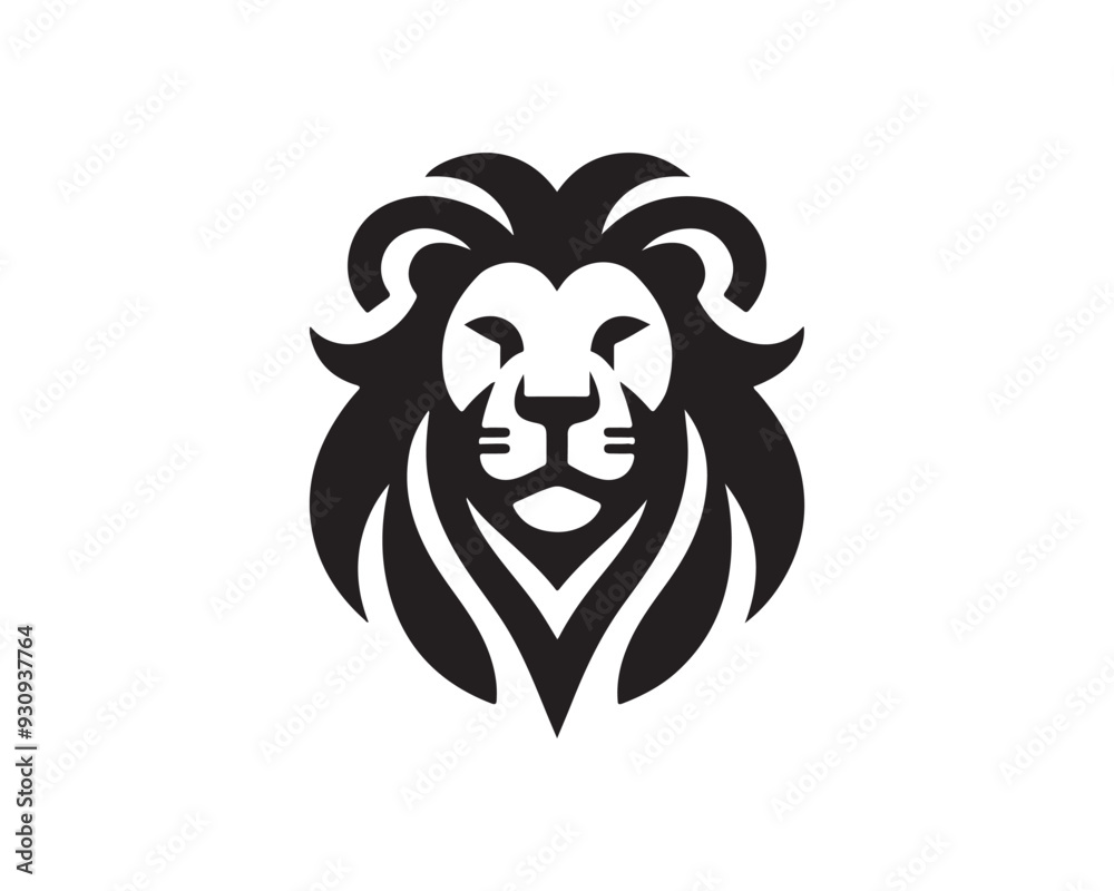 Lion Logo Design Vector Template. Lion Head Logo Icon Vector illustration Lion Logo Design Vector Template. Lion Head Logo Icon Vector illustration