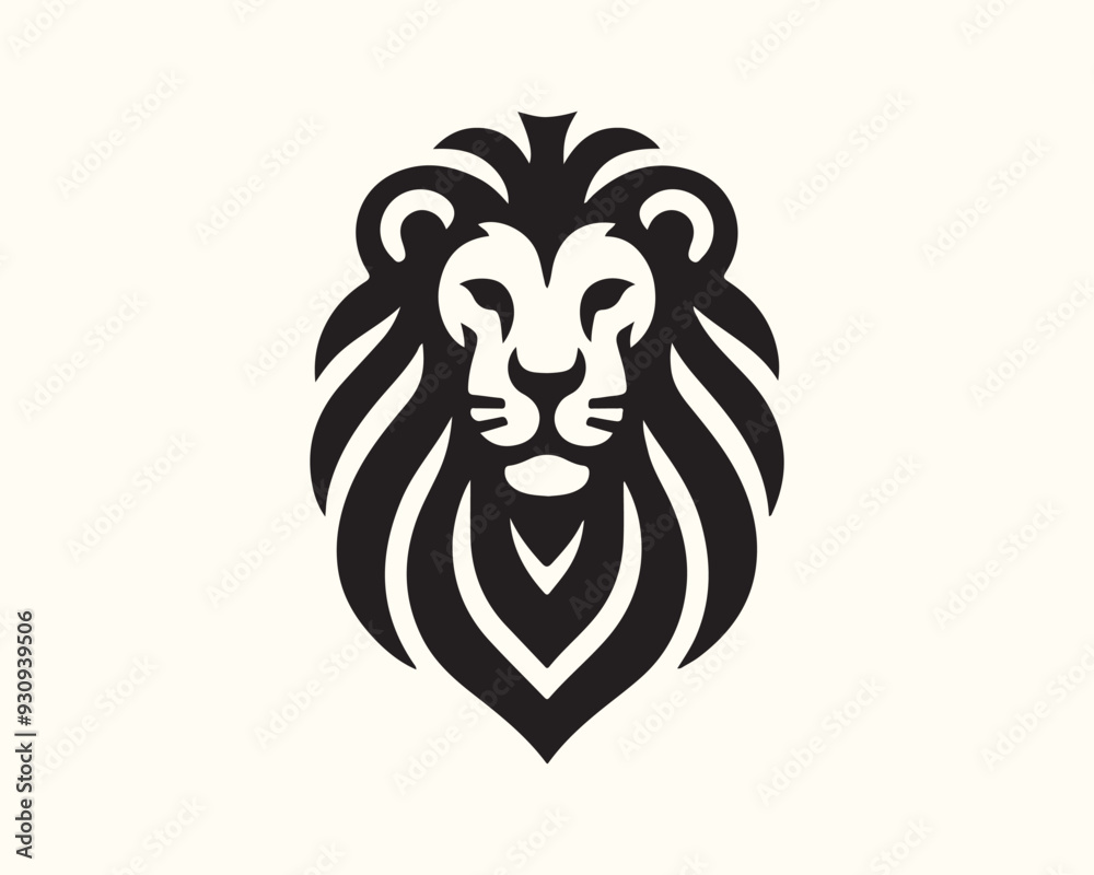 Lion Logo Design Vector Template. Lion Head Logo Icon Vector illustration Lion Logo Design Vector Template. Lion Head Logo Icon Vector illustration