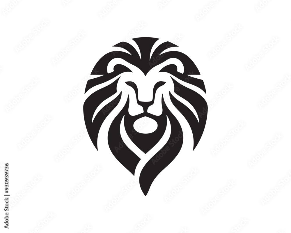 Lion Logo Design Vector Template. Lion Head Logo Icon Vector illustration Lion Logo Design Vector Template. Lion Head Logo Icon Vector illustration