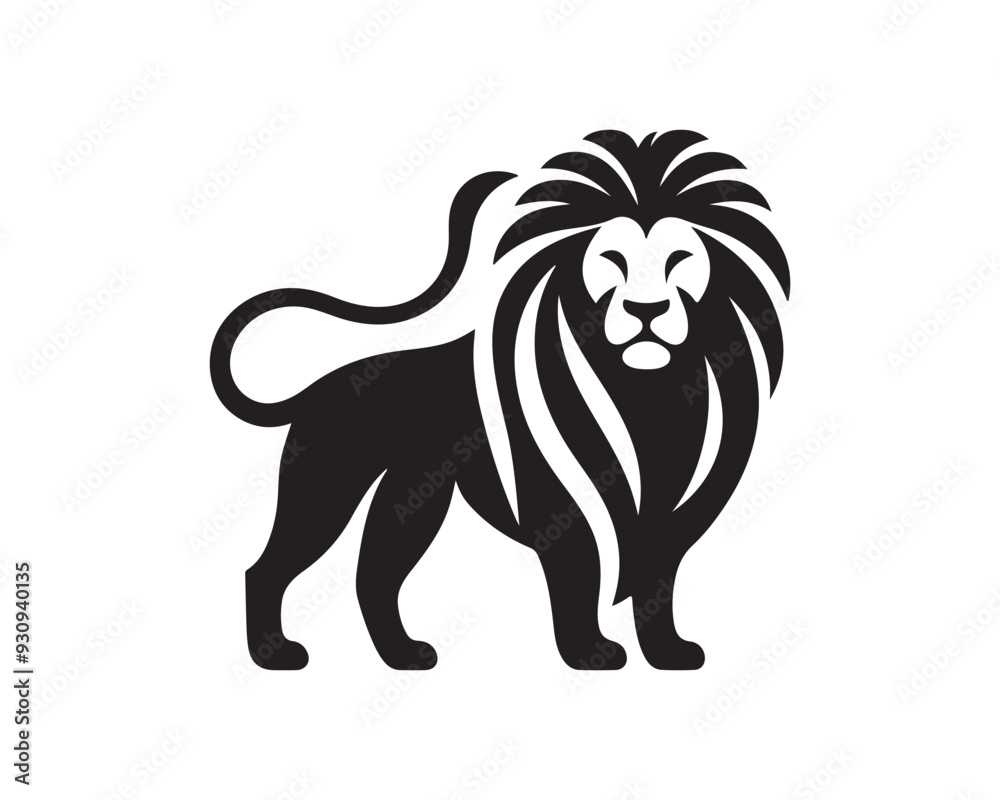 Lion Logo Design Vector Template. Lion Logo Design Vector Template.