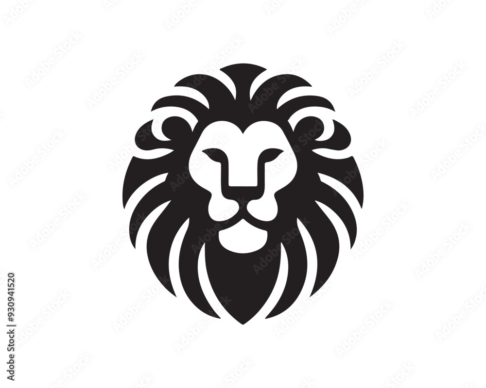 Lion Logo Design Vector Template. Lion Head Logo Icon Vector illustration Lion Logo Design Vector Template. Lion Head Logo Icon Vector illustration