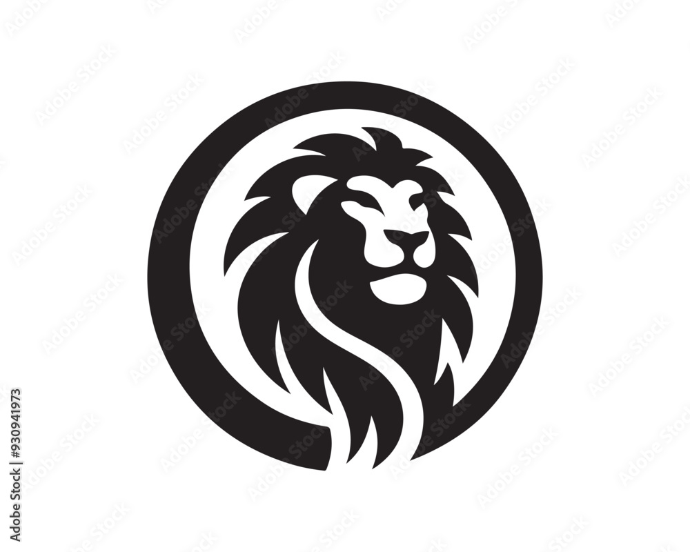Lion Logo Design Vector Template. Lion Head Logo Icon Vector illustration Lion Logo Design Vector Template. Lion Head Logo Icon Vector illustration