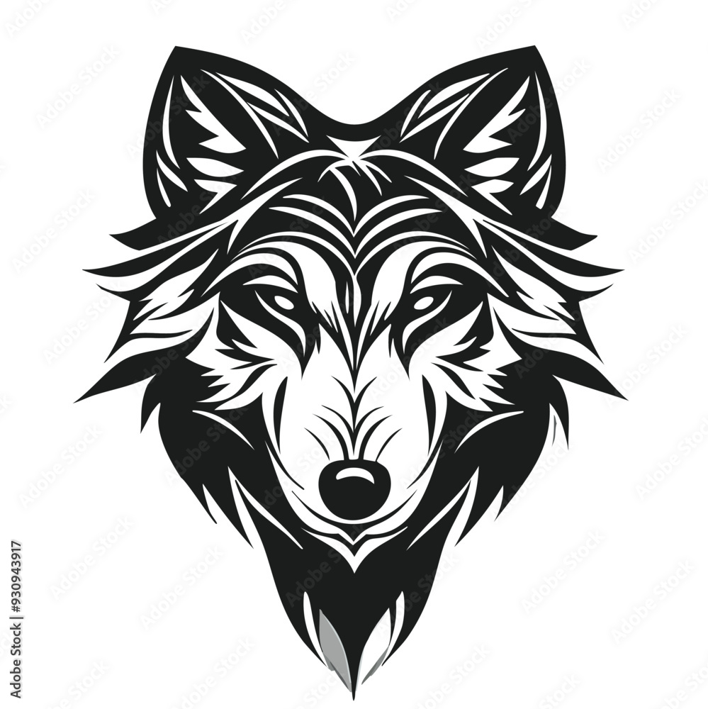 wolf head vector wolf head vector