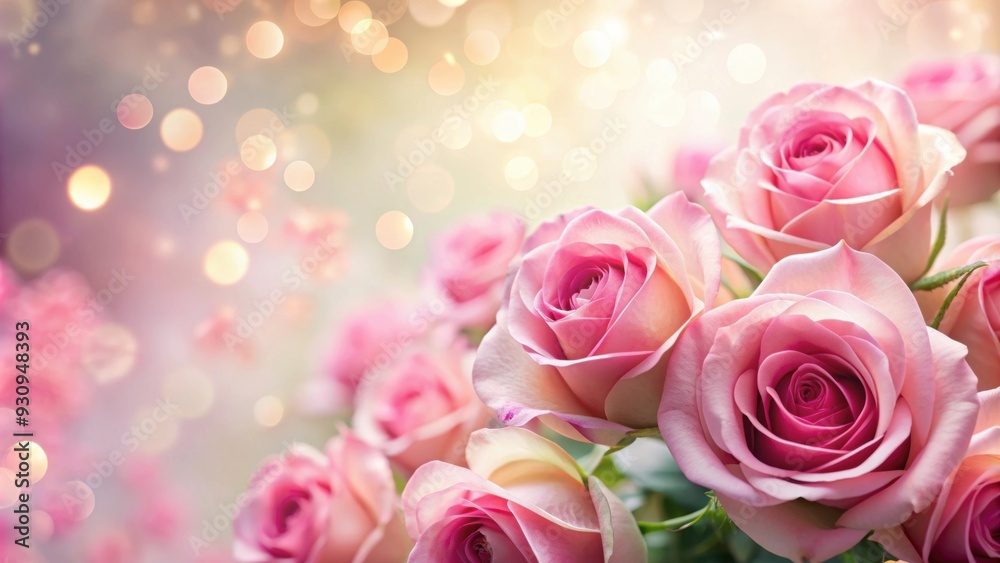 Pink roses background with soft focus and bokeh effect, roses, pink, background, flowers, romantic, soft focus, bokeh Pink roses background with soft focus and bokeh effect, roses, pink, background, flowers, romantic, soft focus, bokeh