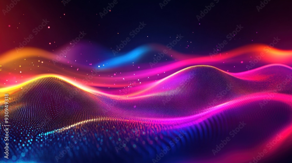 Abstract Colorful Wave Abstract Colorful Wave